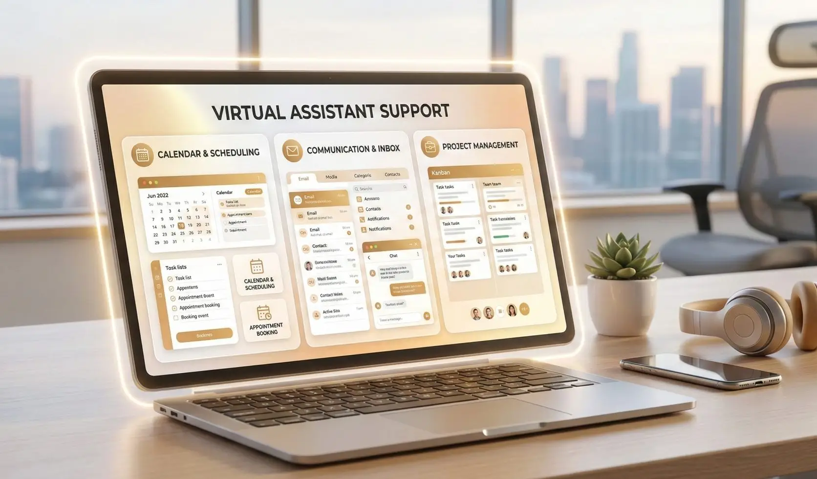 Maximize your daily efficiency with professional virtual assistant support managing your core operations.