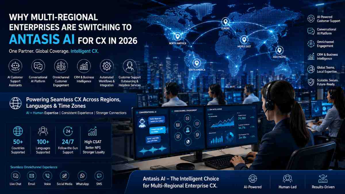 Why Multi-Regional Enterprises are Switching to Antasis AI for CX in 2026